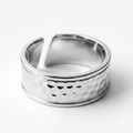 Hammered Open Ring