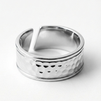 Hammered Open Ring
