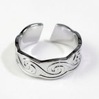 Wave Open Ring