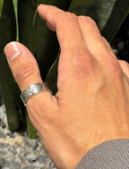 Hammered Open Ring - Viennajewel