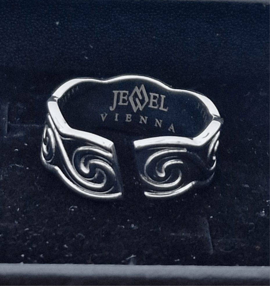 Wave Open Ring - Viennajewel