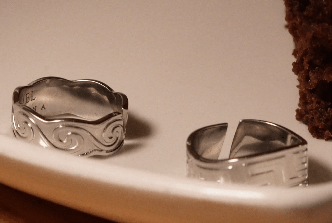 Wave Open Ring - Viennajewel